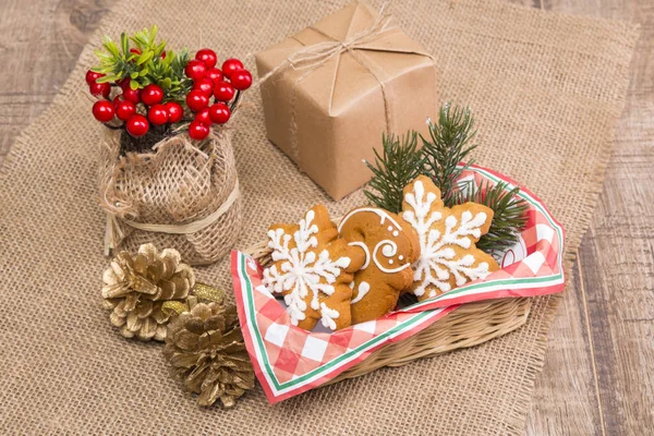 Christmas treats for children and adults — Stock Photo, Image