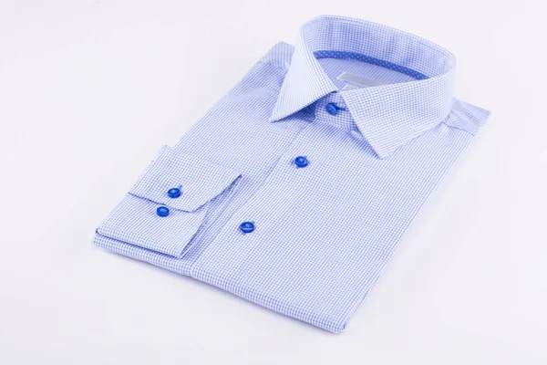 Camisas clásicas para hombre apiladas — Foto de Stock