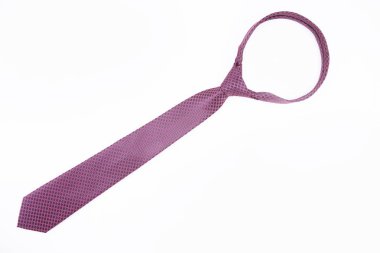 Beyaz izole mavi erkek kravat