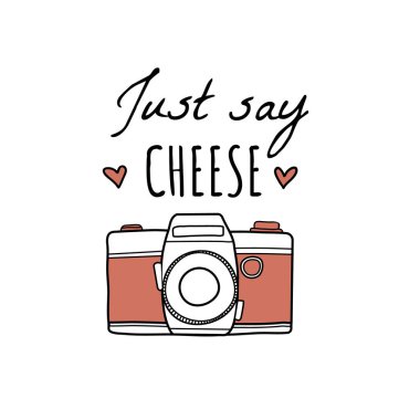Just Say Cheese Free Vector Eps Cdr Ai Svg Vector Illustration Graphic Art