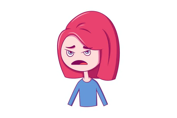 Saskin Kadin Stok Illustrasyon Telifsiz Saskin Kadin Sanat Cizimi