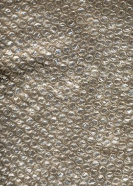 Polietilen hava kabarcığı şok geçirmez ambalaj closeup görünümü