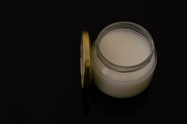 Confiture de gomme à mâcher dans un pot en verre — Photo