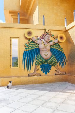 Buda Dordenma, Thimphu, Butan, bas-reliefs biri