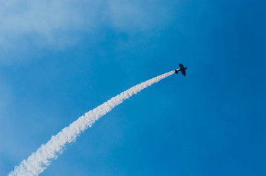 Sivrihisar, Eskişehir - 17 Eylül 2017: Sivrihisar Airshows (Shg), Sushm içinde görüntülenen küçük havacılık olay. Ali Ismet Öztürk 