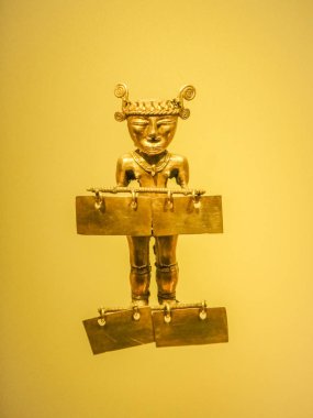 Altın eser, Kolomb öncesi eser, Oro Müzesi, Altın Müzesi.