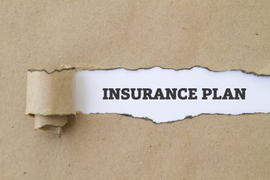 Sigorta planı yazıt karton delik içinde