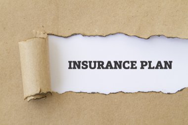 Sigorta planı yazıt karton delik içinde