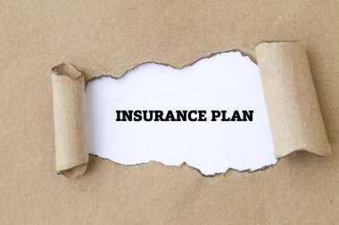 Sigorta planı yazıt karton delik içinde