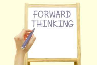 beyaz izole konuşma balonu ileri düşünme yazma kişinin kırpılmış atış