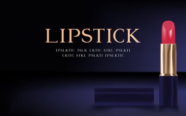 Pembe ruj rengi ve ruj metin