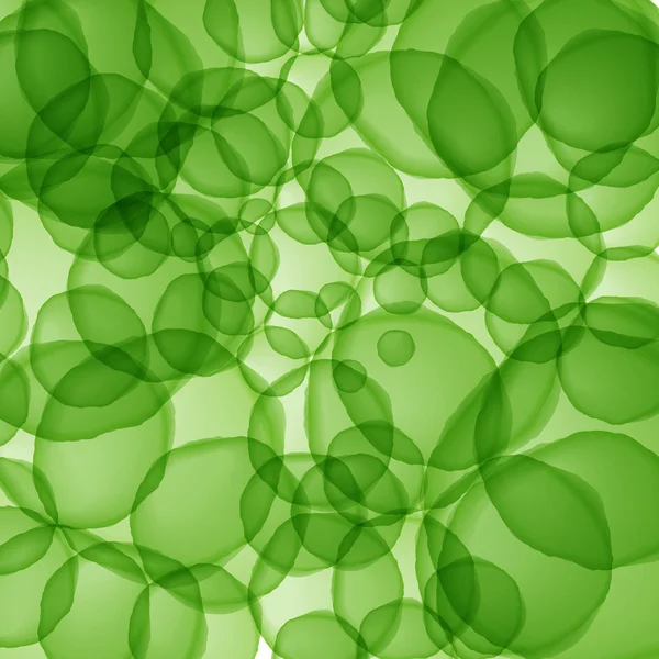 Zielone kółko nakładania się kolorów streszczenie tło — Zdjęcie stockowe