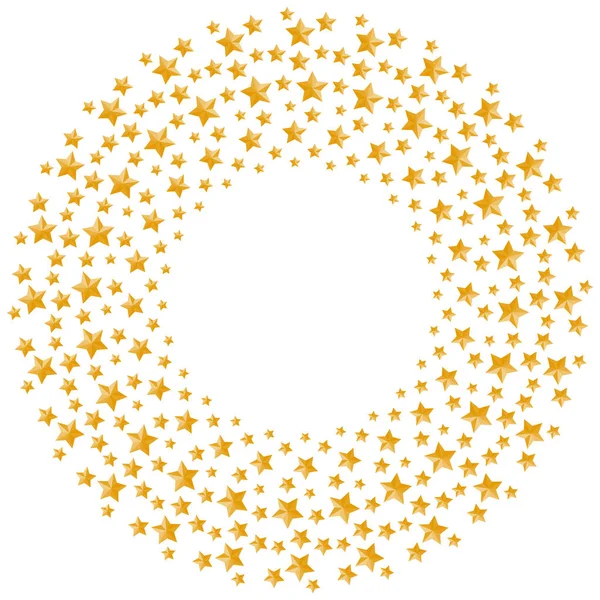 Christmas star gold color pattern circle shape