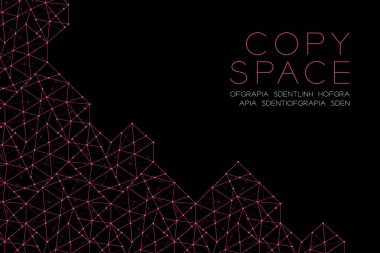 Kalp şekli desen illüstrasyon pembe rengi