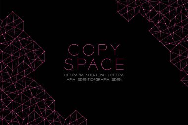 Kalp şekli desen illüstrasyon pembe rengi