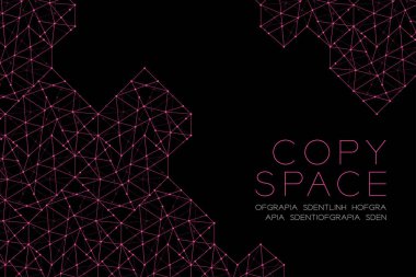 Kalp şekli desen illüstrasyon pembe rengi