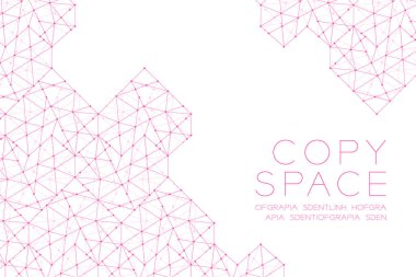 Kalp şekli desen illüstrasyon pembe rengi