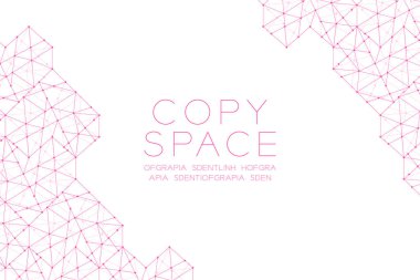 Kalp şekli desen illüstrasyon pembe rengi