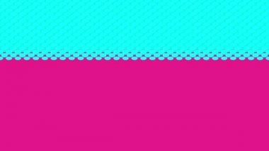 Silindir kutusu 3D sanal izometrik karıştırma dalgası deseni, Blockchain teknolojisi konsept tasarım illüstrasyon mavi renk pembe arkaplan animasyonu 4K, kopyalama alanı ile 
