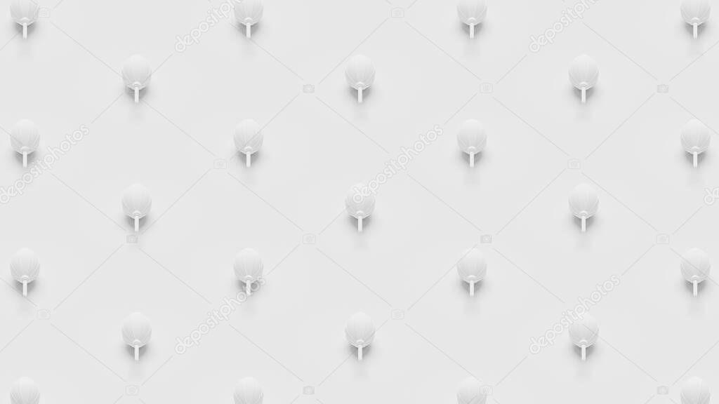 Isometric 3D rendering Air blower camera pattern grayscale monochrome, Beginner photography concept poster and social banner horizontal design illustration isolated on grey background