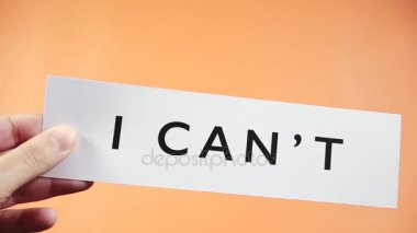 Ben Can motivasyonel kelime iş başarı tutum olumlu düşün