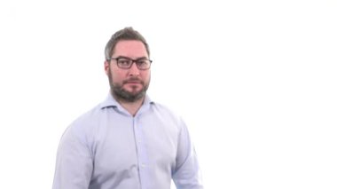 Adam kelime yukarı Evet iş başarı yumuşak odak gösterilen