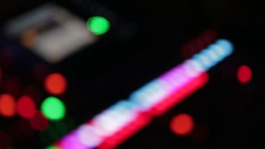 Müzik stüdyo ses mikseri. UnFocus.