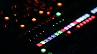 Müzik karıştırıcı Resepsiyon tablosunda kayıt stüdyosu.