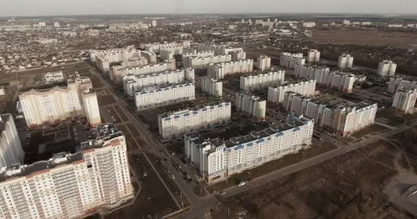 Vista aérea da área residencial — Vídeo de Stock
