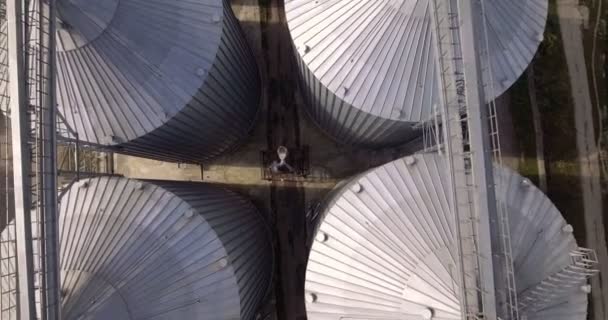 Réservoir de stockage de silos à grains agricoles — Video