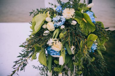 renkli çiçek buketi