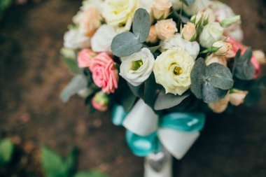 şık düğün buketi