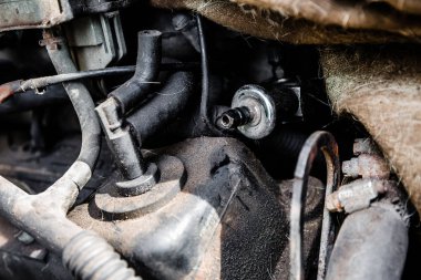 Araba iç parçalarını doku