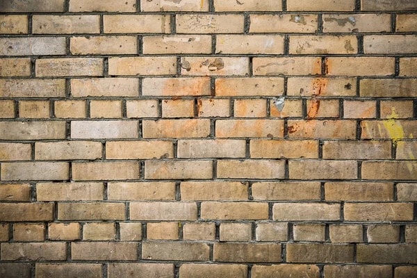 Vuile bakstenen muur patroon — Stockfoto