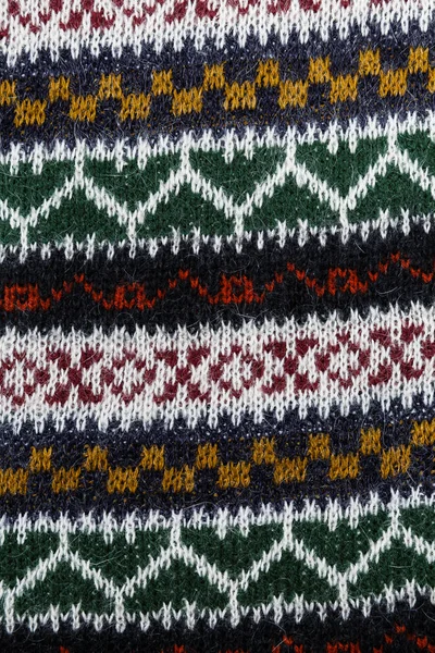 Textuur van kleurrijke breien (textiel) behang — Stockfoto
