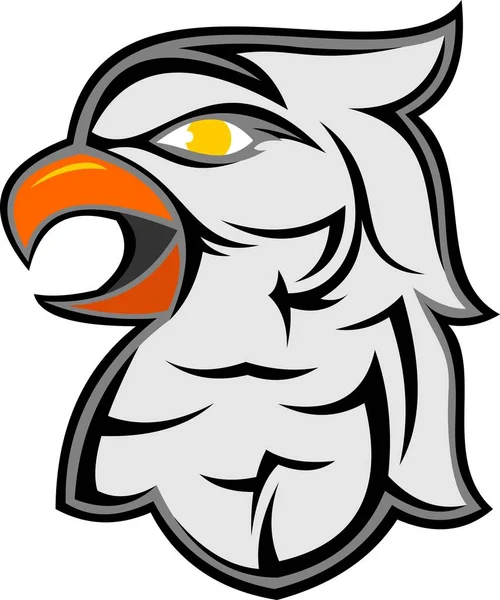 Logo de dessin animé aigle oiseau — Image vectorielle