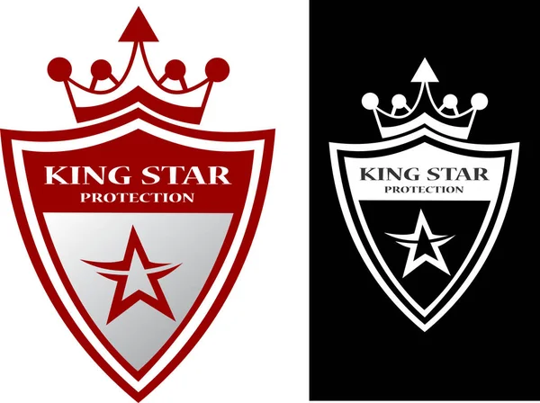 Логотип королевской звезды — стоковый вектор