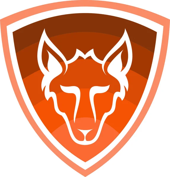 Προστασία των ζώων Φοξ λογότυπο — Διανυσματικό Αρχείο