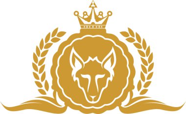 Logo Amblem fox kafa