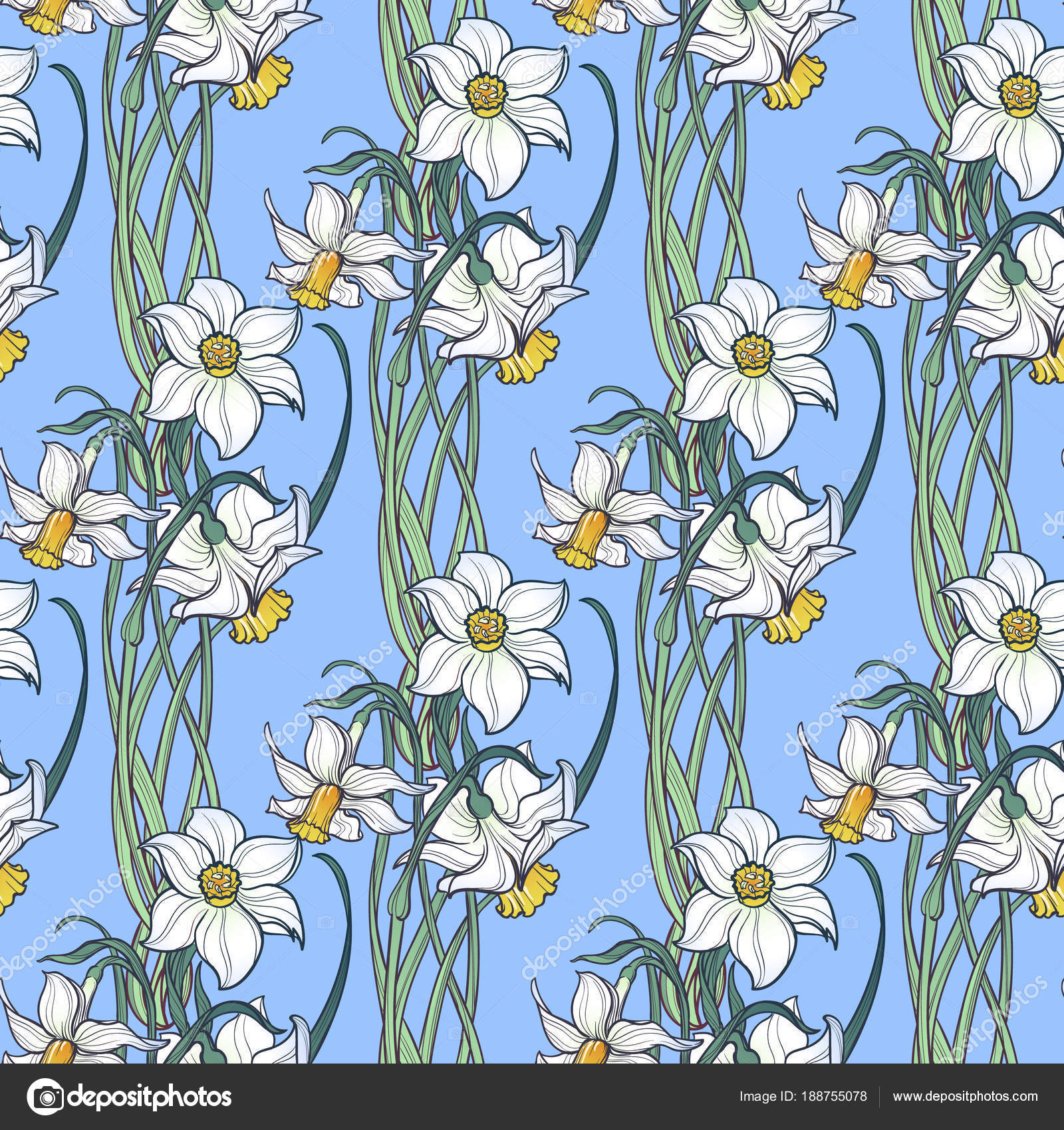 Fleurs De Printemps Fleurs De Jonquille Et Perce Neige