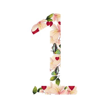 Çiçekli bir numara