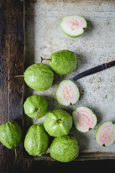 Zöld guava Vietnamból — Stock Fotó