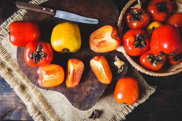 Red Persimmons from VietNam — Stock Photo, Image