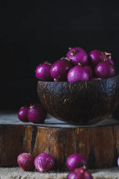 Fresh Purple Shallots — Stock Photo, Image