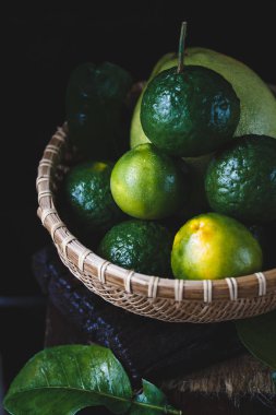 Yeşil Pomelos, yeşil portakal ve yeşil mandalina