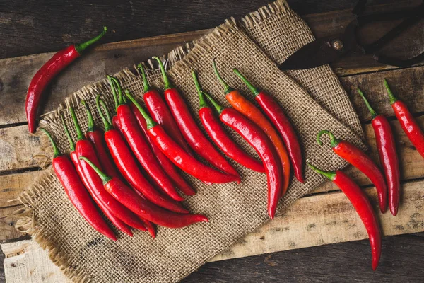 Chillies Vermelhos Vietnã — Fotografia de Stock