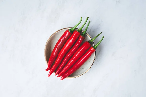 Červené Chilli Papričky Vietnamu — Stock fotografie