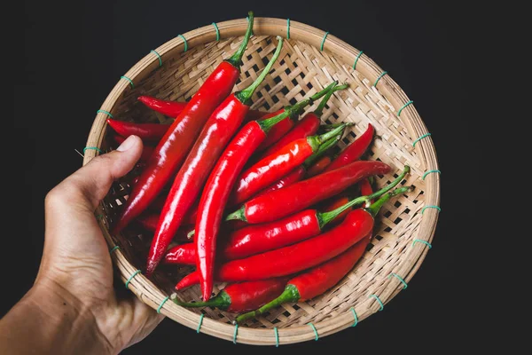 Rode Pepers Uit Vietnam — Stockfoto