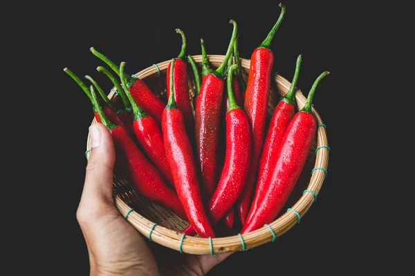 Rode Pepers Uit Vietnam — Stockfoto