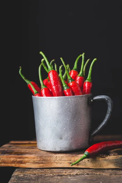 Červené Chilli Papričky Vietnamu — Stock fotografie